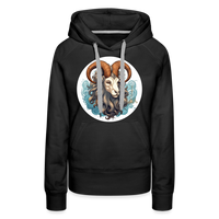 Thumbnail for Women’s Symbol Capricorn Premium Hoodie - black