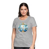 Thumbnail for Women’sMythical Libra Premium T-Shirt - heather gray