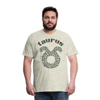 Thumbnail for Men's Power Words Taurus Premium T-Shirt - heather oatmeal