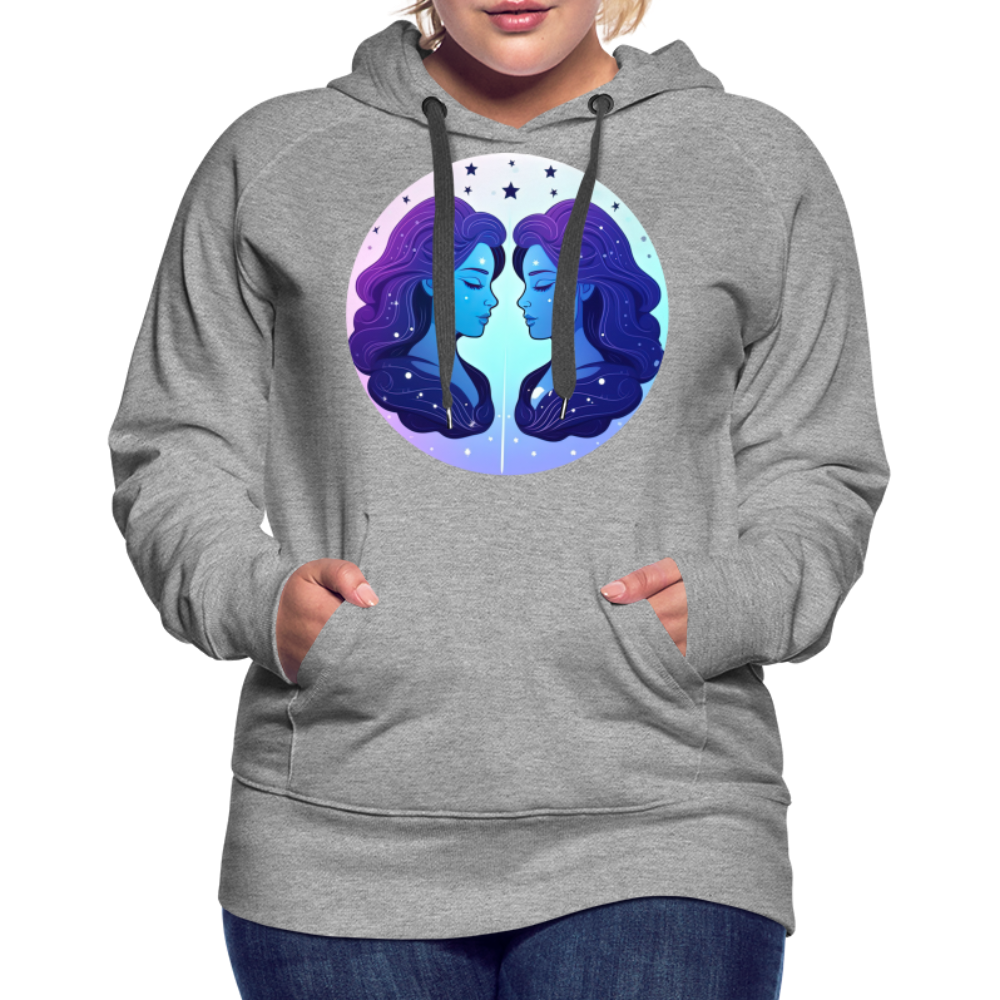 Women’s Magic Gemini Premium Hoodie - heather grey