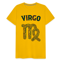 Thumbnail for Men's Power Words Virgo Premium T-Shirt - sun yellow