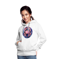 Thumbnail for Women’s Mythical Cancer Premium Hoodie - white