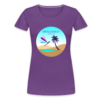 Thumbnail for Women's Dragonfly Oasis V.2 Premium T-Shirt - purple