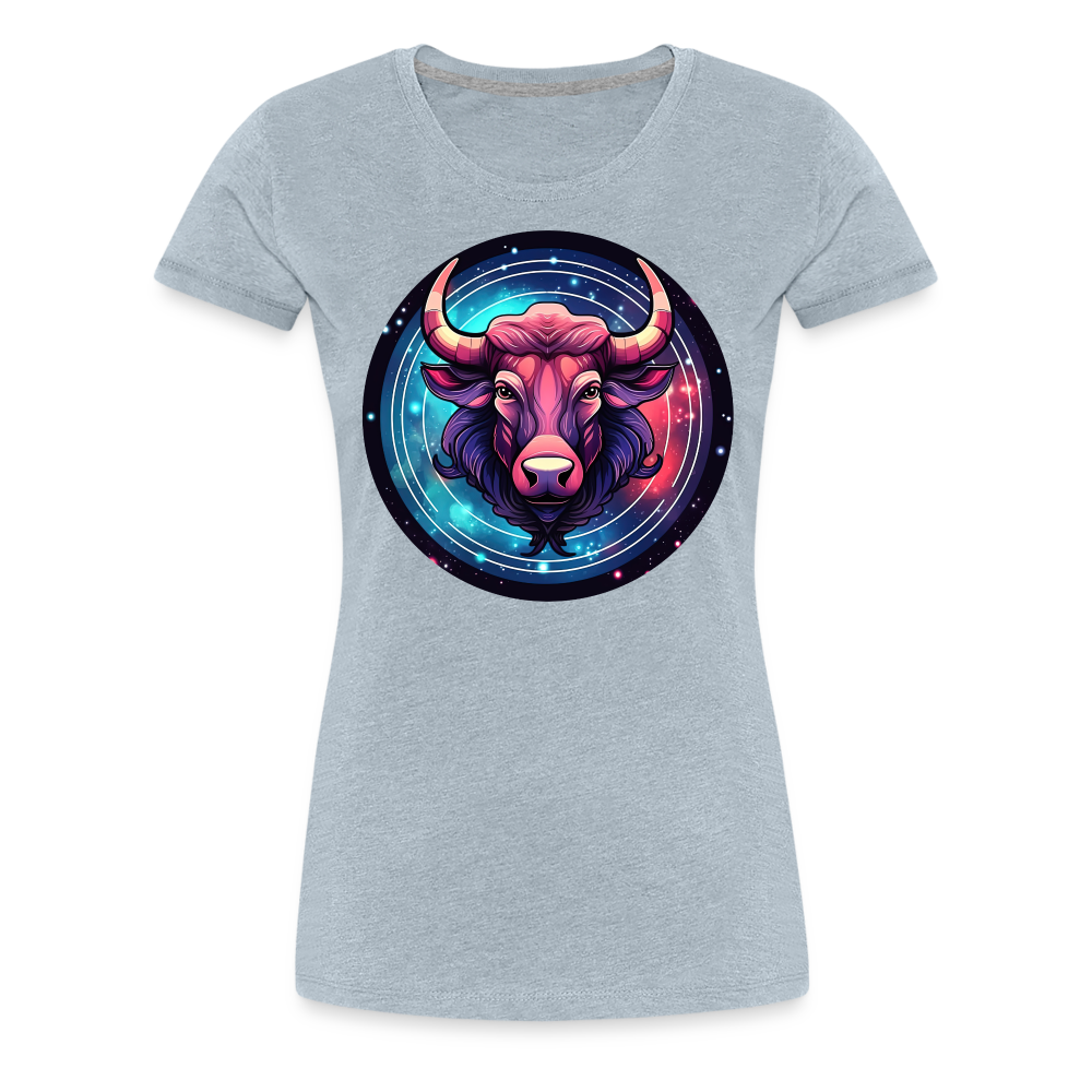 Women’s Mystic Taurus Premium T-Shirt - heather ice blue