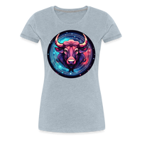 Thumbnail for Women’s Mystic Taurus Premium T-Shirt - heather ice blue