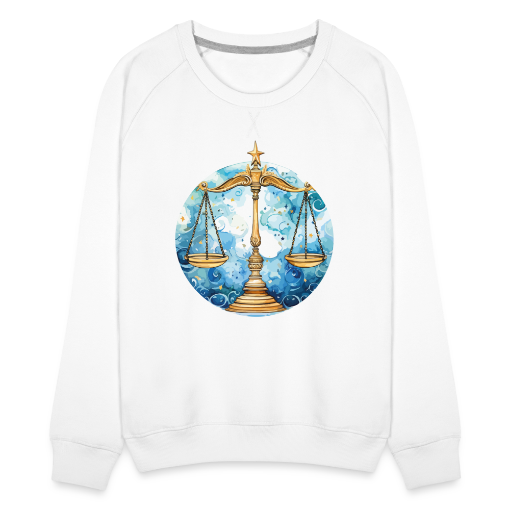 Women’s Mythical Libra Premium Sweatshirt - white