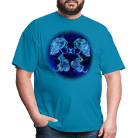 Thumbnail for Men's Stellar Gemini Classic T-Shirt - turquoise