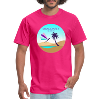 Thumbnail for Men's Dragonfly 2nd Logo Classic T-Shirt - fuchsia