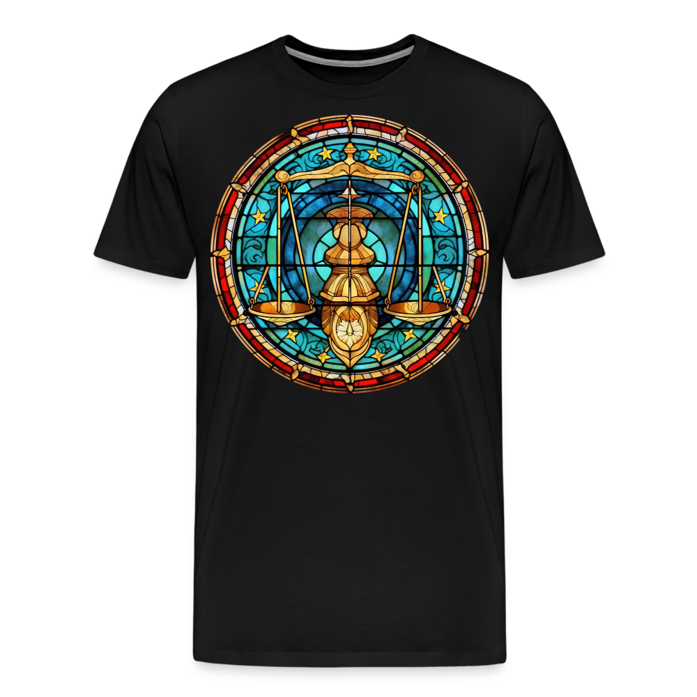 Men's Mosaic Libra Premium T-Shirt - black