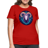 Thumbnail for Women's Magic Capricorn T-Shirt - red