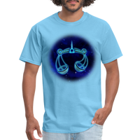 Thumbnail for Men's Stellar Libra Classic T-Shirt - aquatic blue