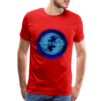 Thumbnail for Men's Pisces Premium T-Shirt - red