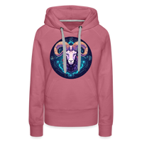 Thumbnail for Women’s Magic Capricorn Premium Hoodie - mauve