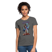 Thumbnail for Women's Astral Aquarius T-Shirt - charcoal