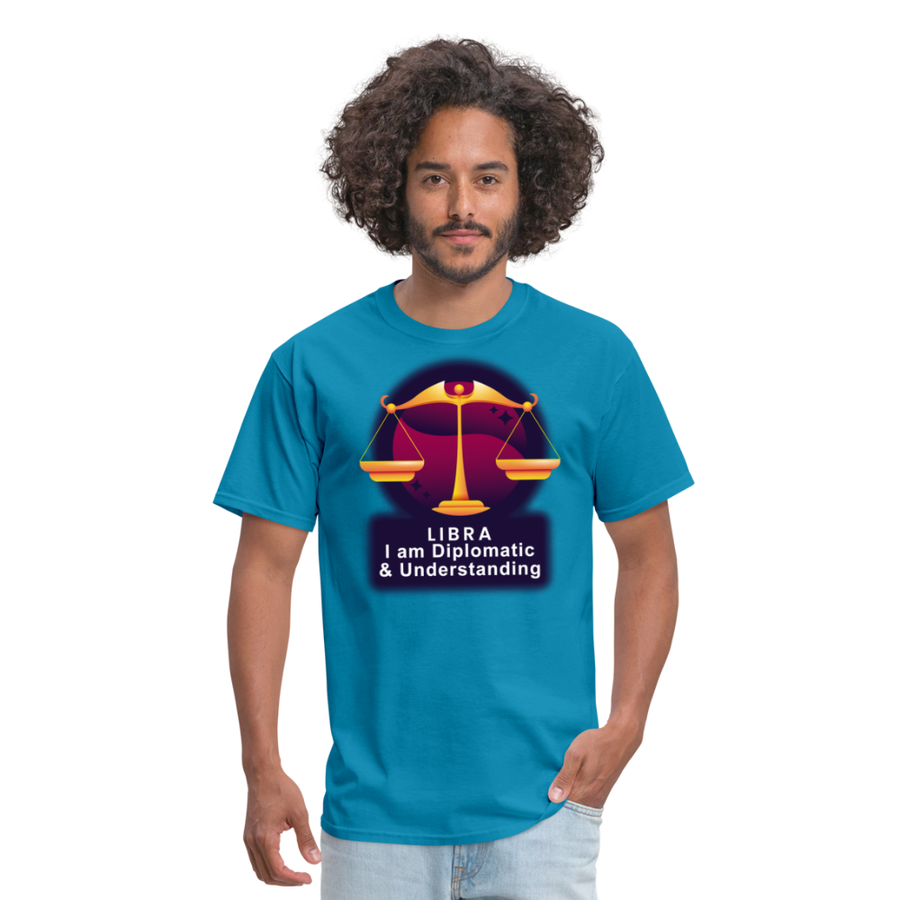 Men's Glow Libra Classic T-Shirt - turquoise