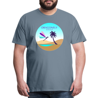 Thumbnail for Men's Dragonfly Oasis v.2 Premium T-Shirt - steel blue