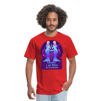 Thumbnail for Men's Neon Gemini Classic T-Shirt - red