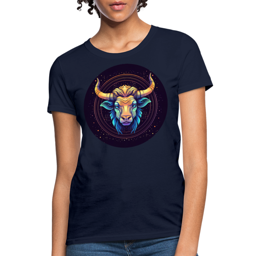 Women's Magic Taurus T-Shirt - navy