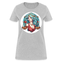 Thumbnail for Women's Symbol Libra T-Shirt - heather gray