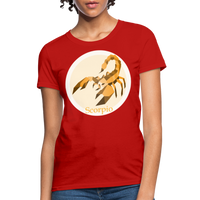 Thumbnail for Women's Mosaic Scorpio T-Shirt - red