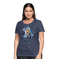 Thumbnail for Women's Mythical Words Leo Premium T-Shirt - heather blue