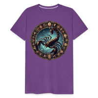 Thumbnail for Men's Mythical Scorpio Premium T-Shirt - purple