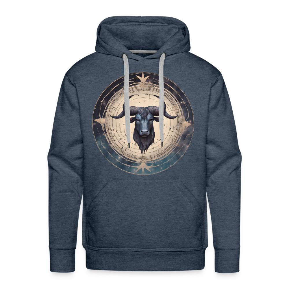 Men’s Mythical Taurus Premium Hoodie - heather denim