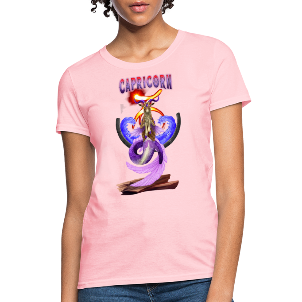 Astral Capricorn Women's T-Shirt - pink