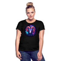 Thumbnail for Women's Magic Aries Relaxed Fit T-Shirt - black