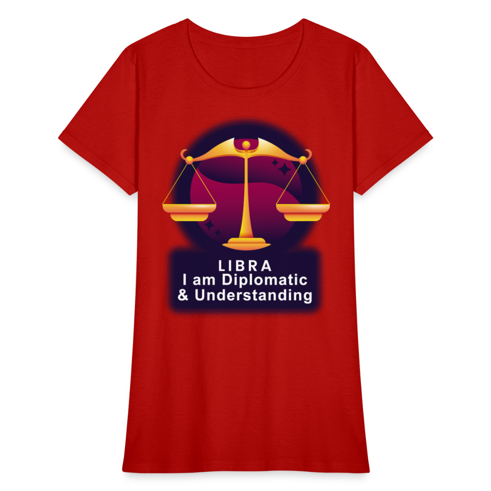 Women's Glow Libra T-Shirt - red