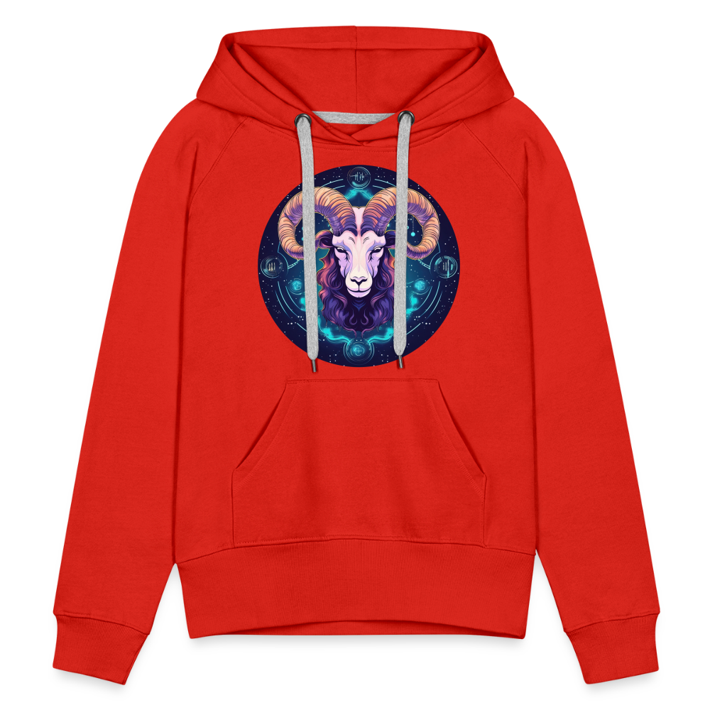 Women’s Magic Capricorn Premium Hoodie - red