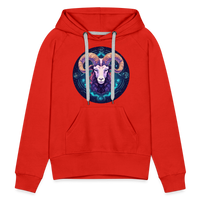 Thumbnail for Women’s Magic Capricorn Premium Hoodie - red