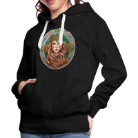 Thumbnail for Women’s Mythical Virgo Premium Hoodie - charcoal grey