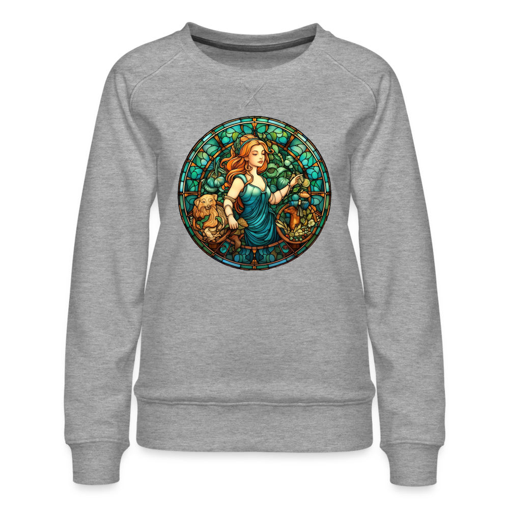 Women’s MosaicVirgo Premium Sweatshirt - heather grey