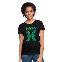 Thumbnail for Women's Power Words Pisces T-Shirt - black