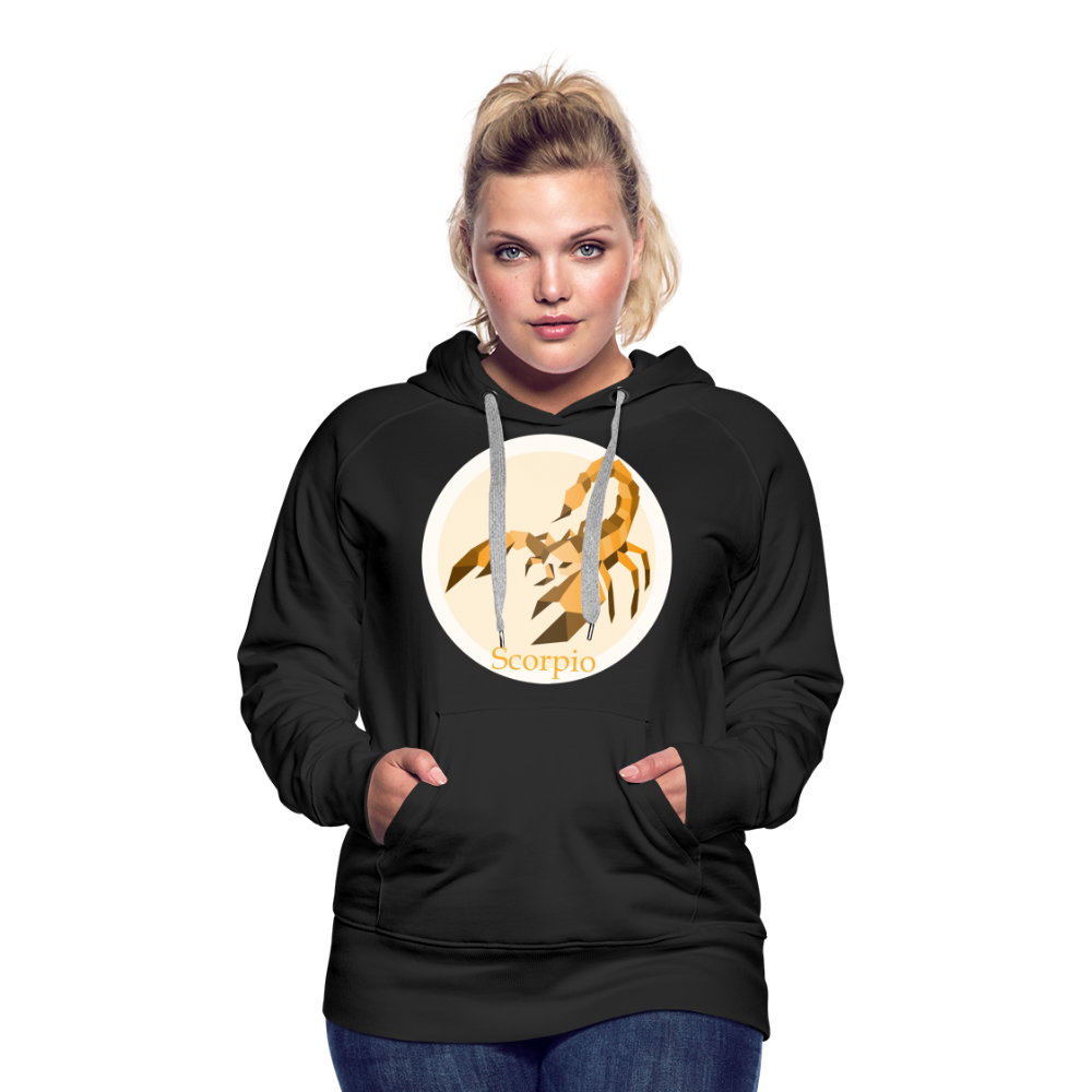 Women’s Mosaic Scorpio Premium Hoodie - black