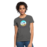 Thumbnail for Women's Dragonfly Oasis V.1 Capricorn T-Shirt - charcoal