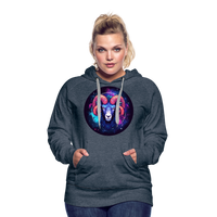 Thumbnail for Women’s Magic Aries Premium Hoodie - heather denim