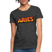 Thumbnail for Women's Aries New Design T-Shirt - heather black