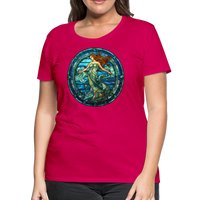 Thumbnail for Women’s Mosaic Aquarius Premium T-Shirt - dark pink