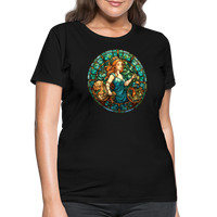 Thumbnail for Women's Mosaic Virgo T-Shirt - black