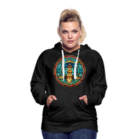 Thumbnail for Women’s Mosaic Libra Premium Hoodie - charcoal grey