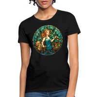 Thumbnail for Women's Mosaic Virgo T-Shirt - black