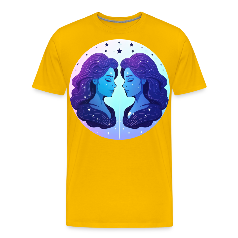 Men's Magic Gemini Premium T-Shirt - sun yellow