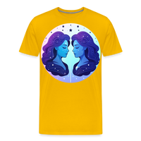 Thumbnail for Men's Magic Gemini Premium T-Shirt - sun yellow