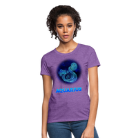 Thumbnail for Women's Stellar Aquarius T-Shirt - purple heather