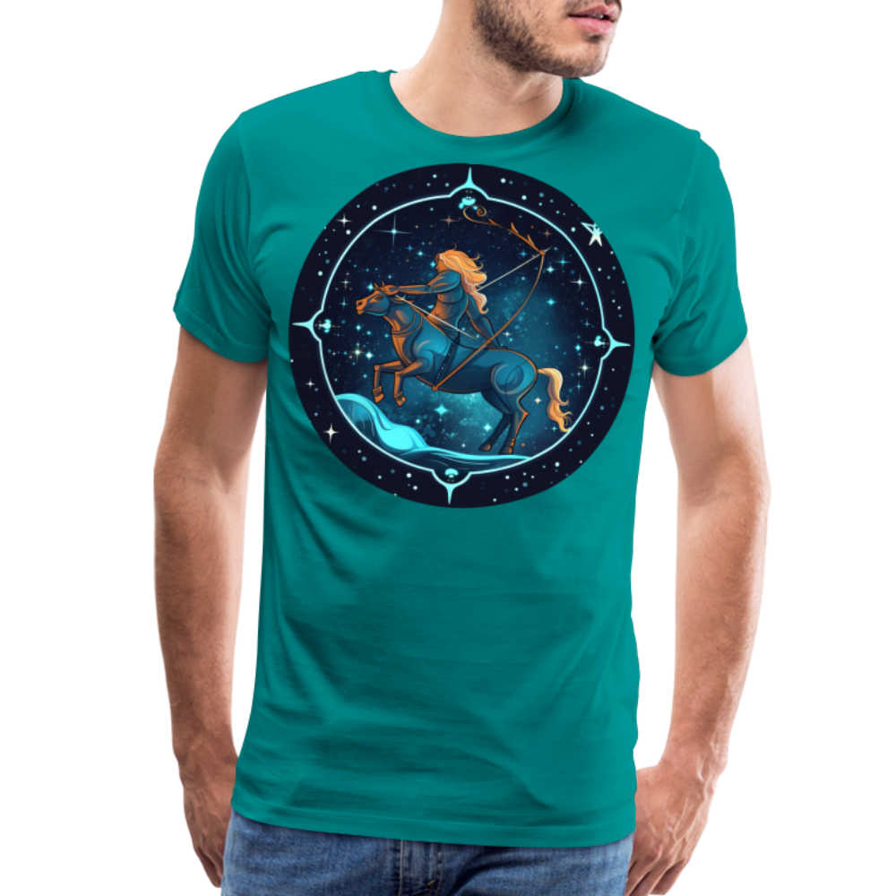 Men's Magic Sagittarius Premium T-Shirt - teal