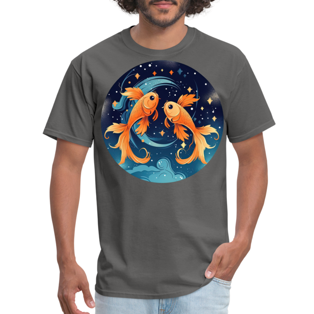 Men's Magic Pisces Classic T-Shirt - charcoal