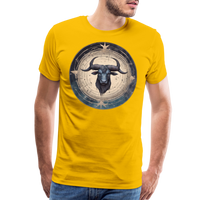 Thumbnail for Men's Mythical Taurus Premium T-Shirt - sun yellow