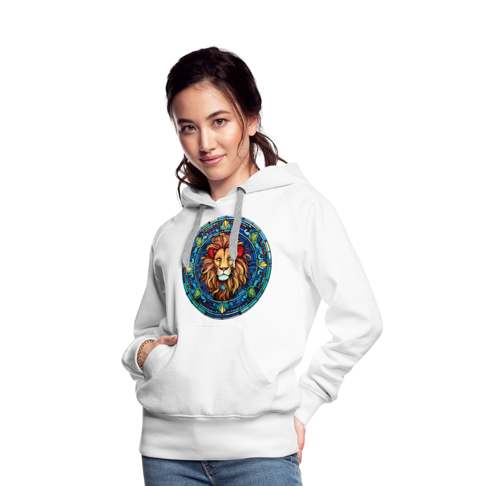 Women’s Mosaic Leo Premium Hoodie - white